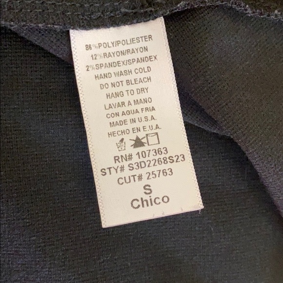 Solemio black deep V cut mini dress Size Sm - Picture 4 of 4